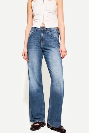 Bershka Jeansy O Kroju Wide Leg ’90S