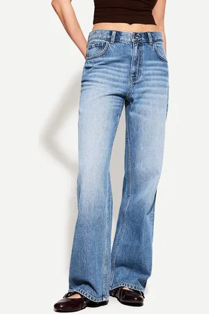Bershka Jeansy O Kroju Wide Leg ’90S