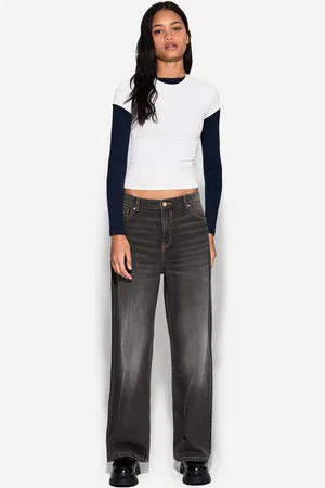 Bershka Jeansy Baggy