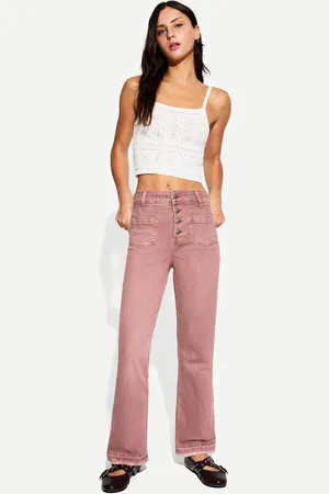 Bershka Jeansy Dzwony Do Kostki