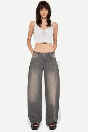 Bershka Jeansy Baggy Barrel