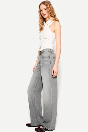 Bershka Jeansy O Kroju Wide Leg ’90S