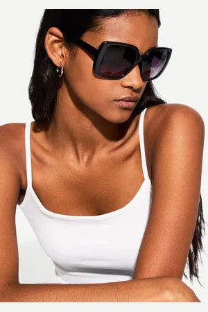 Bershka Kwadratowe Okulary Przeciwsłoneczne
