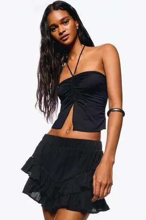 Bershka Spódnicospodenki W Stylu Boho Z Fakturą