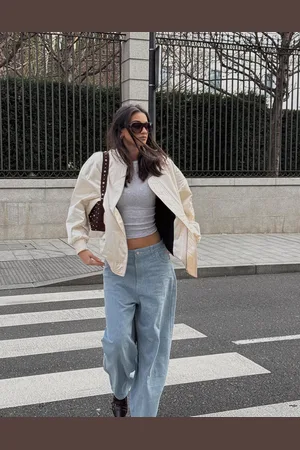 Bershka Jeansy Super Baggy Full Rise