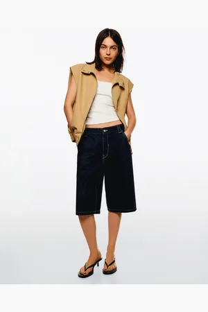 Bershka Kamizelka Oversize Z Suwakiem