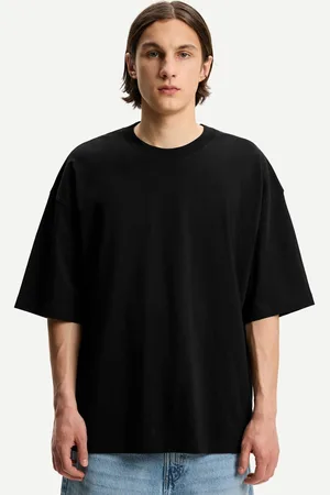 Bershka Koszulka Oversize Z Krótkim Rękawem Mężczyzna Xs
