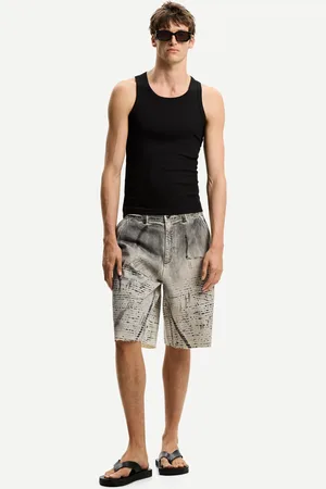 Bershka Bermudy Typu Skater Mężczyzna 34
