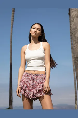 Bershka Spódnicospodenki W Stylu Boho Z Fakturą