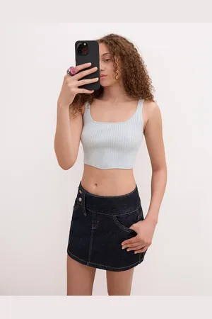 Bershka Bluzka Na Ramiączkach