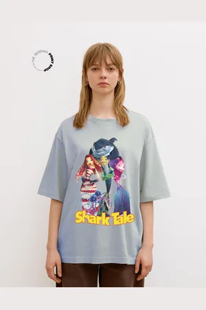 Bershka Koszulka Z Krótkim Rękawem Shark Tale