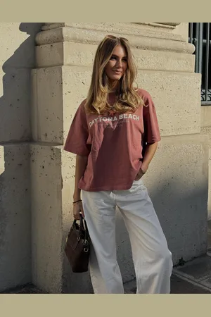 Bershka Koszulka Z Krótkim Rękawem I Nadrukiem