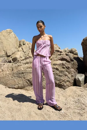 Bershka Rustykalny Top Bandeau