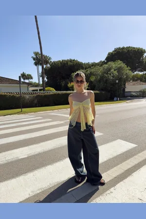 Bershka Jeansy Barrel Z Ćwiekami