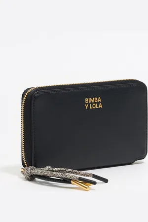Bimba y Lola Portfel poziomy skóra czarny