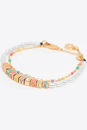Bimba y Lola Bransoletka logo Kostka wielobarwna