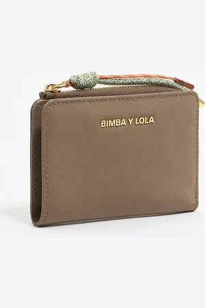 Bimba y Lola Portfel nylon brąz khaki