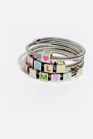 Bimba y Lola Bransoletka sprężyna Logo srebrna