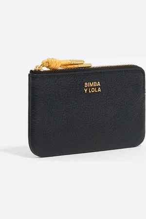 Bimba y Lola Portmonetka skórzana czarna