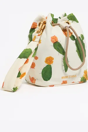 Bimba y Lola Saszetka nylon Cactus kość słoniowa