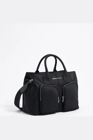 Bimba y Lola Torebka do ręki Pocket duża nylon czarna