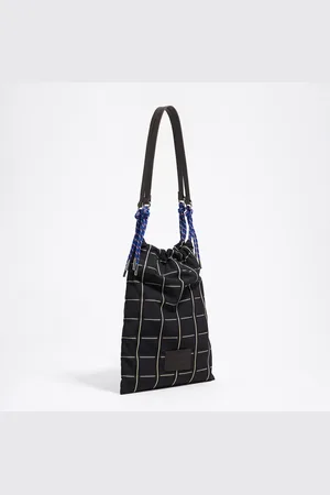 Bimba y Lola Torebka tote krata czarna