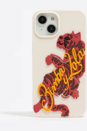 Bimba y Lola Etui iPhone 14 silikon tygrys