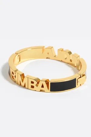 Bimba y Lola Bransoletka logo lakier czarna