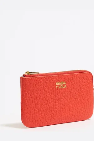 Bimba y Lola Portmonetka skóra koralowa