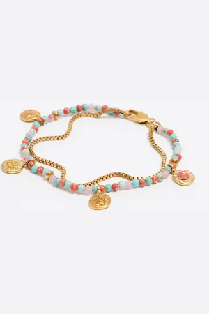 Bimba y Lola Bransoletka logo moneta kamyczki wielobarwne