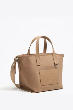 Bimba y Lola Torebka listonoszka mała nylon brązowa