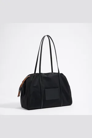 Bimba y Lola Torebka shopper duża nylon czarna