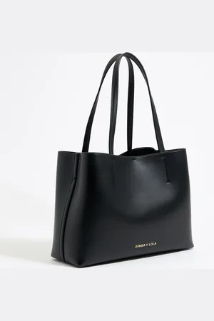 Bimba y Lola Torebka shopper Chihuahua duża skóra czarna