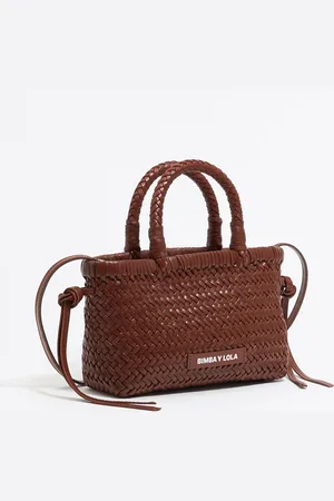 Bimba y Lola Torba shopper mini skóra orzechowa