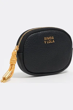 Bimba y Lola Portmonetka skórzana czarna