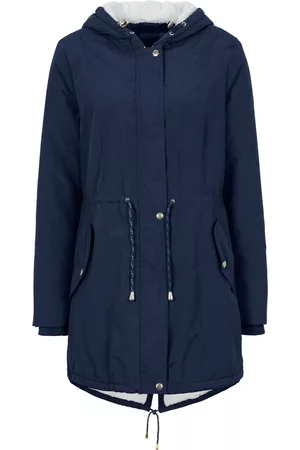 bonprix Kurtka parka na podszewce z polaru baranka