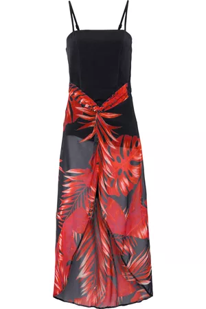 bonprix Kobieta Sukienki z nadrukiem - Sukienka bandeau z nadrukiem