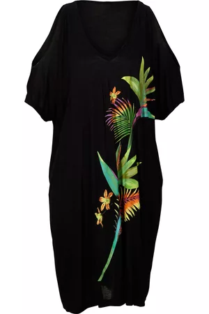 bonprix Kobieta Sukienki plażowe - Sukienka plażowa z wycięciami, ze zrównoważonej wiskozy