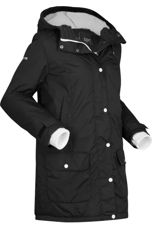 bonprix Parka funkcyjna outdoorowa ze sztucznym futerkiem