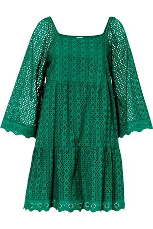 bonprix Kobieta Sukienki Haftem - Sukienka z ażurowym haftem