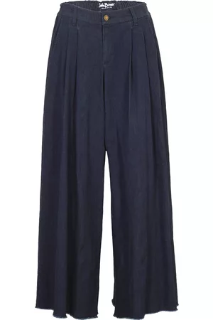 bonprix Kobieta Kuloty Jeansowe - Spódnico-spodnie dżinsowe