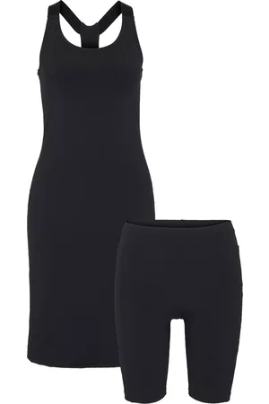 bonprix Kobieta Spódnice i sukienki - Sukienka sportowa + kolarki (2 części)