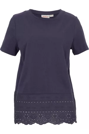 bonprix Kobieta Z Haftem - Shirt z ażurowym haftem
