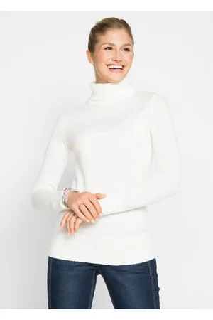 bonprix Sweter basic z golfem