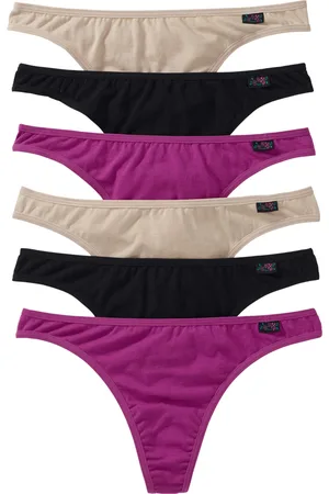 bonprix Stringi (6 par), bawełna organiczna