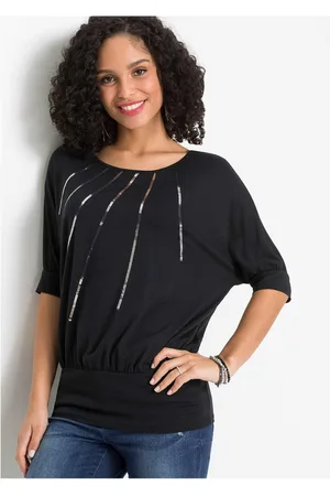 bonprix Shirt z cekinami