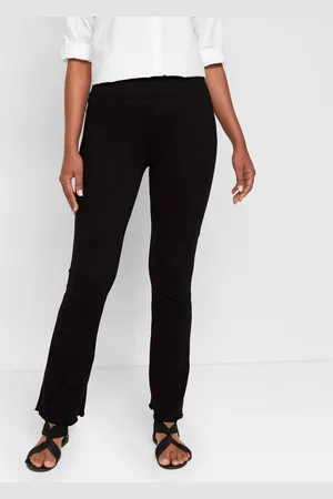 bonprix Legginsy z poszerzanymi nogawkami, z mieszanki bawełny (2 pary)