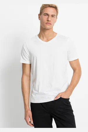 bonprix T-shirt z dekoltem w serek (5 szt.)