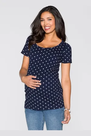 bonprix Shirt ciążowy (2 szt.), bawełna organiczna