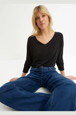 bonprix Shirt oversize z lejącej wiskozy